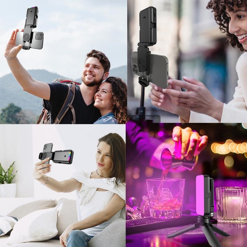 Foldable Phone Clip Selfie Light